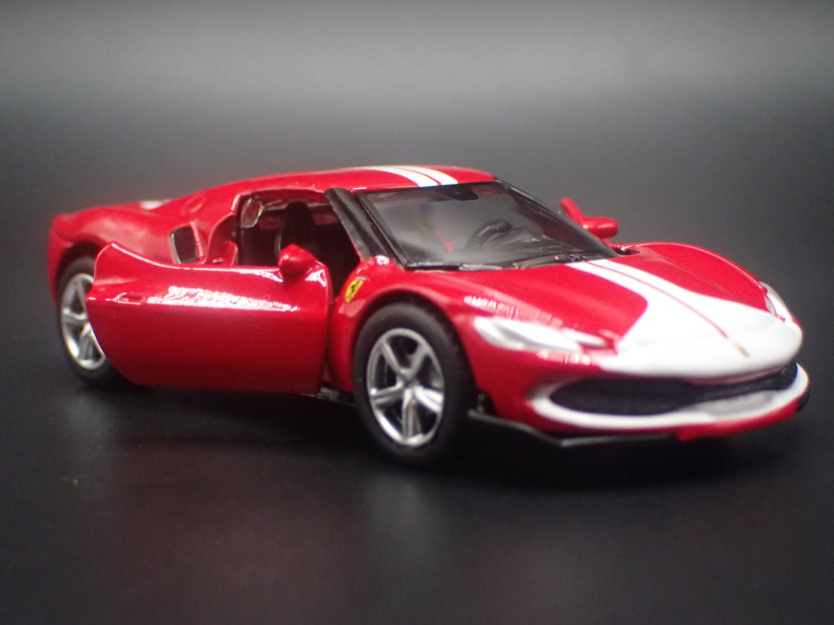2022-2026 FERRARI 296 GTB ASSETTO FIORANO RED 1:64 SCALE COLLECTIBLE DIECAST MODEL CAR
