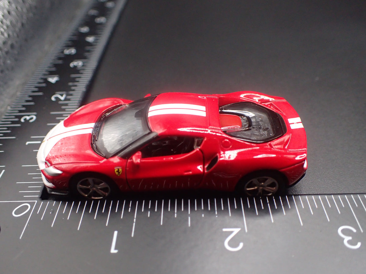 2022-2026 FERRARI 296 GTB ASSETTO FIORANO RED 1:64 SCALE COLLECTIBLE DIECAST MODEL CAR