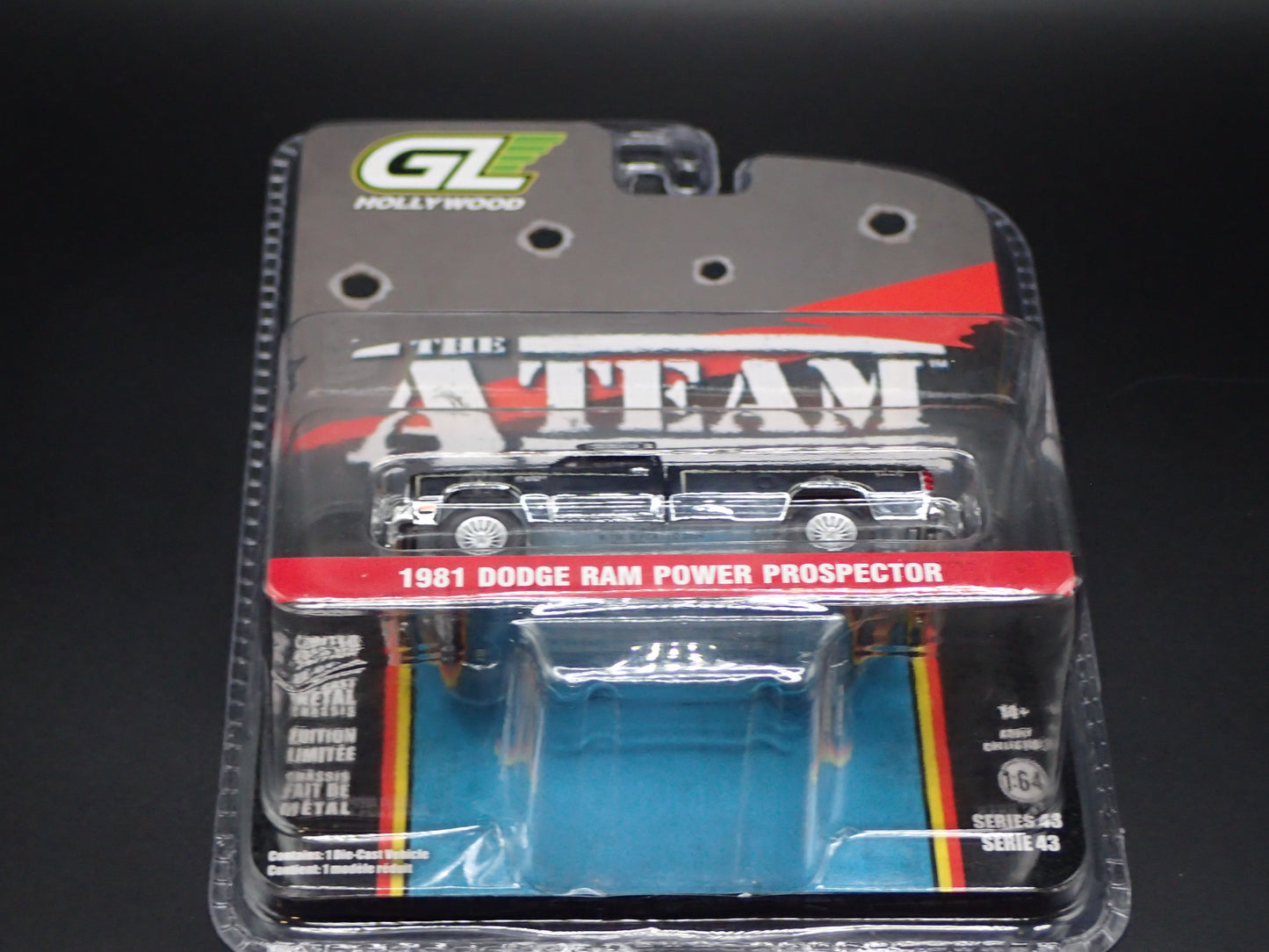 2025 GREENLIGHT CHROME SUPER CHASE 1981 DODGE RAM POWER PROSPECTOR HOLLYWOOD 43