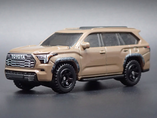 2023-2026 TOYOTA SEQUOIA TRD PRO SUV BROWN 1/64 SCALE DIORAMA DIECAST MODEL TRUCK