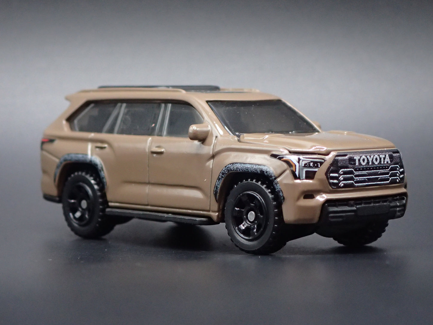 2023-2026 TOYOTA SEQUOIA TRD PRO SUV BROWN 1/64 SCALE DIORAMA DIECAST MODEL TRUCK
