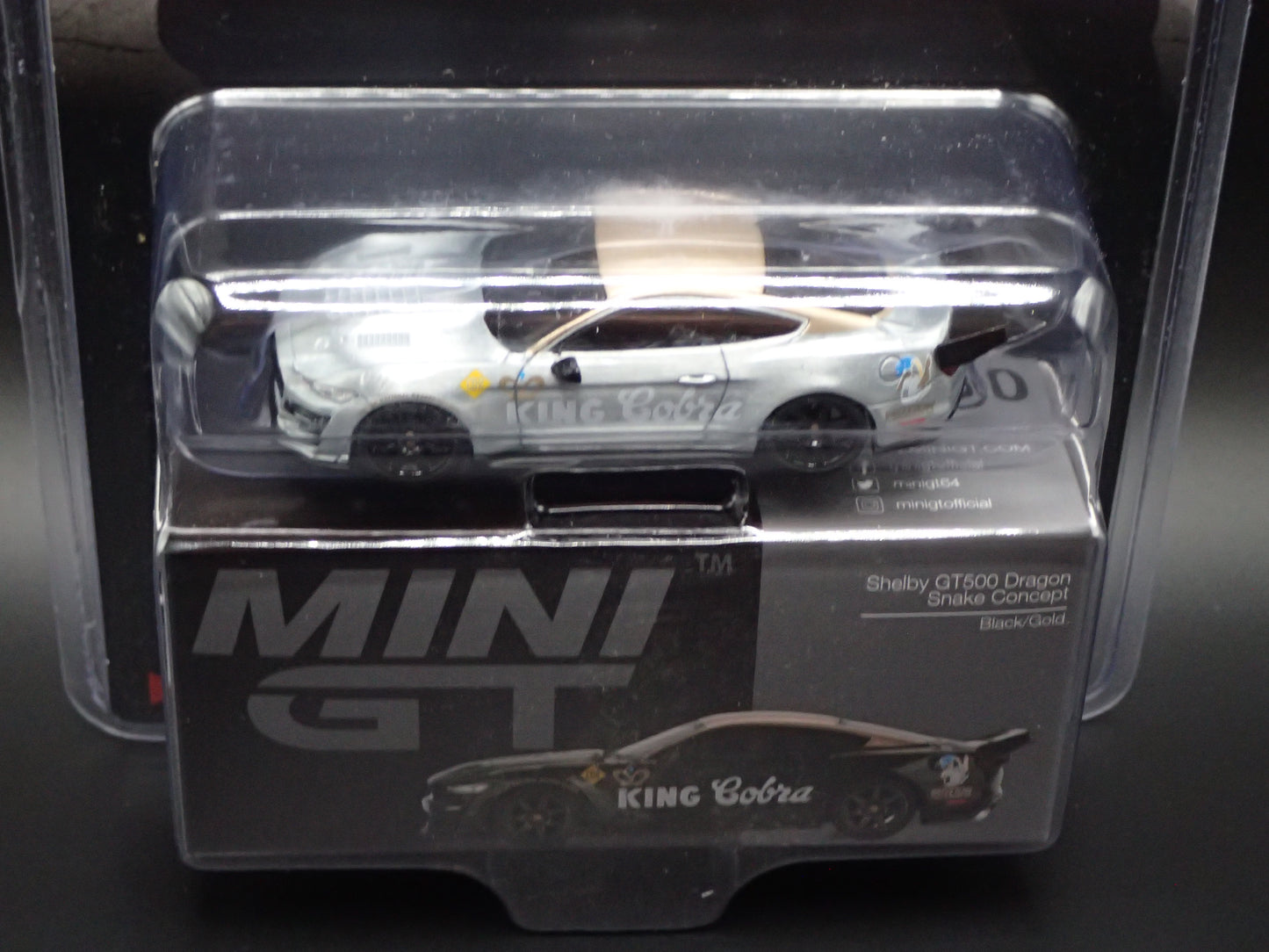FORD MUSTANG SHELBY GT500 DRAGON SNAKE RAW CHASE TSM MINI GT #1130 1/64 2026