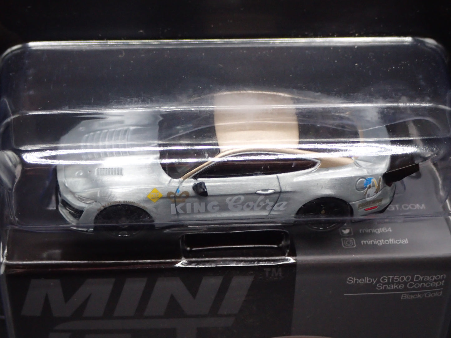 FORD MUSTANG SHELBY GT500 DRAGON SNAKE RAW CHASE TSM MINI GT #1130 1/64 2026