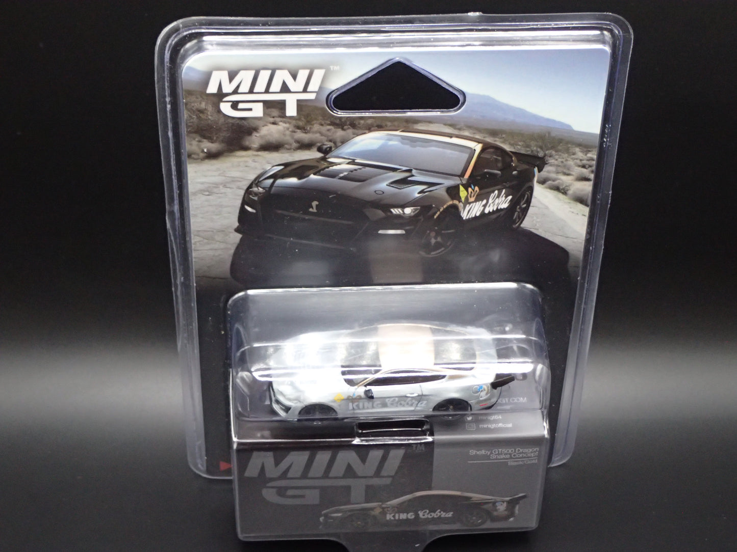 FORD MUSTANG SHELBY GT500 DRAGON SNAKE RAW CHASE TSM MINI GT #1130 1/64 2026