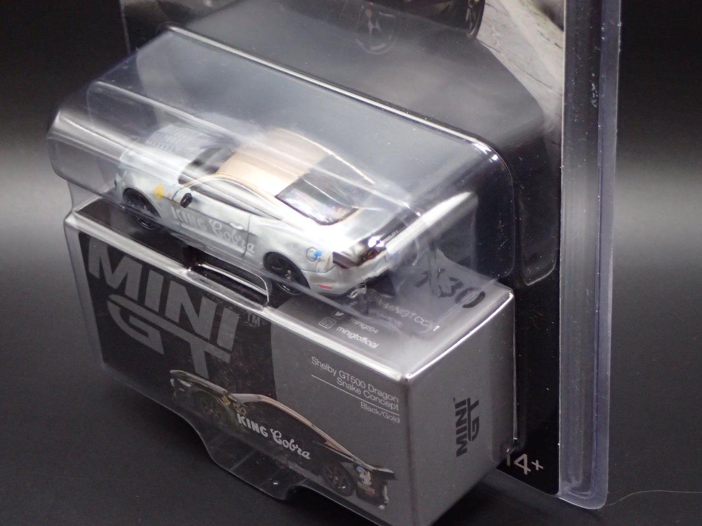 FORD MUSTANG SHELBY GT500 DRAGON SNAKE RAW CHASE TSM MINI GT #1130 1/64 2026