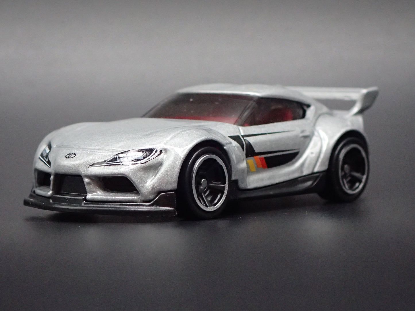 2020-2026 TOYOTA GR SUPRA SILVER 1/64 SCALE COLLECTIBLE DIORAMA DIECAST MODEL CAR