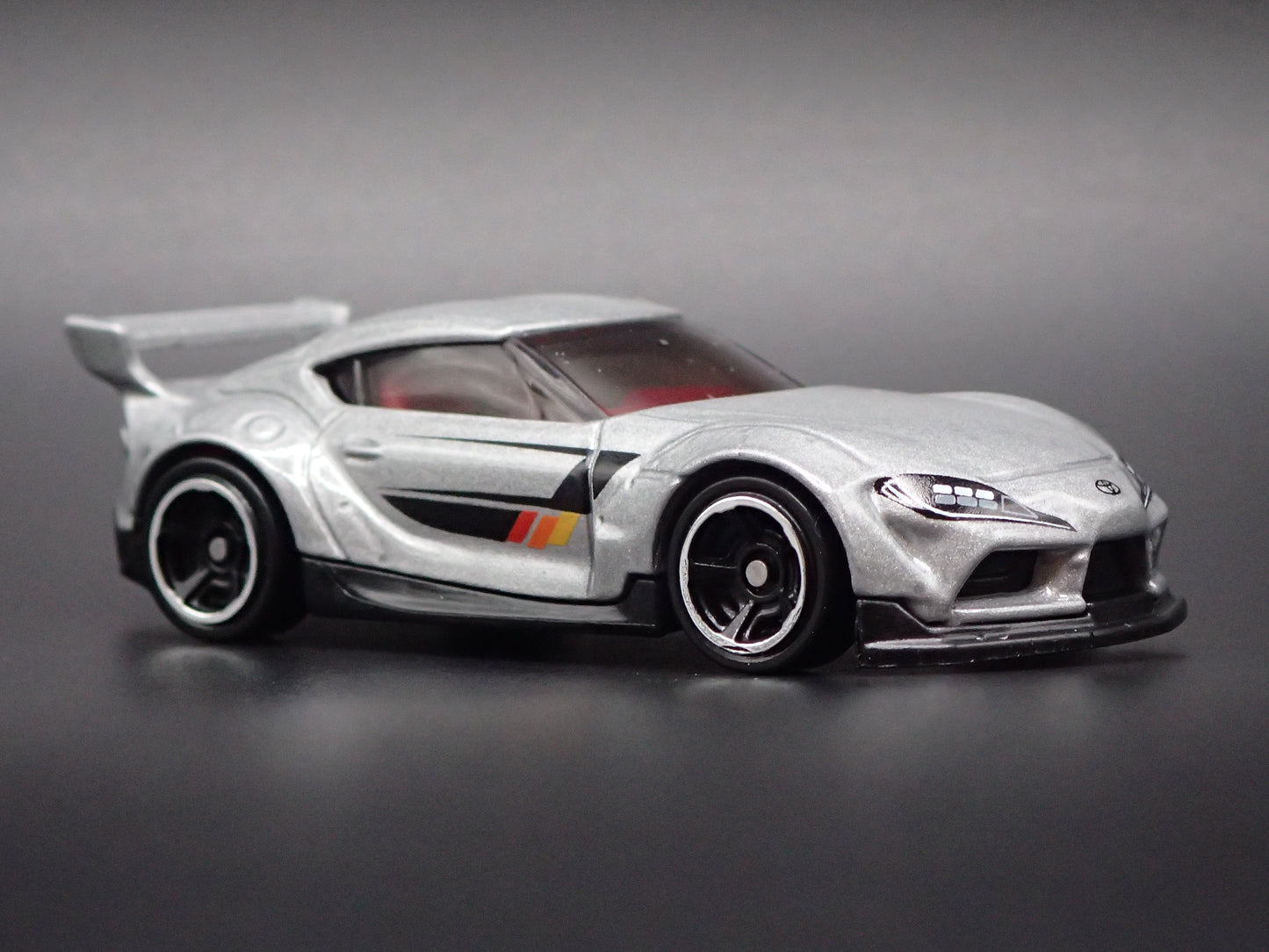 2020-2026 TOYOTA GR SUPRA SILVER 1/64 SCALE COLLECTIBLE DIORAMA DIECAST MODEL CAR
