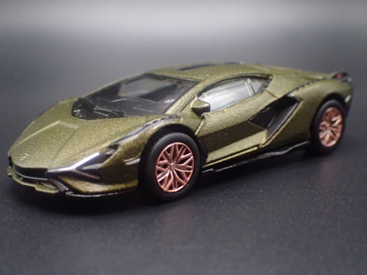 2020-2022 LAMBORGHINI SIAN FKP 37 SUPERCAR 1:64 SCALE DIORAMA DIECAST MODEL CAR-Burning Rubber Toy Company