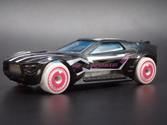 BULLET PROOF RACE CAR BLACK 1:64 SCALE COLLECTIBLE DIORAMA DIECAST MODEL CAR-Burning Rubber Toy Company