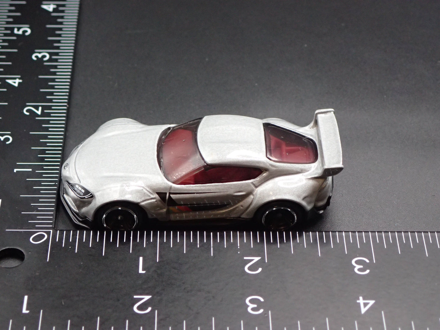 2020-2026 TOYOTA GR SUPRA SILVER 1/64 SCALE COLLECTIBLE DIORAMA DIECAST MODEL CAR