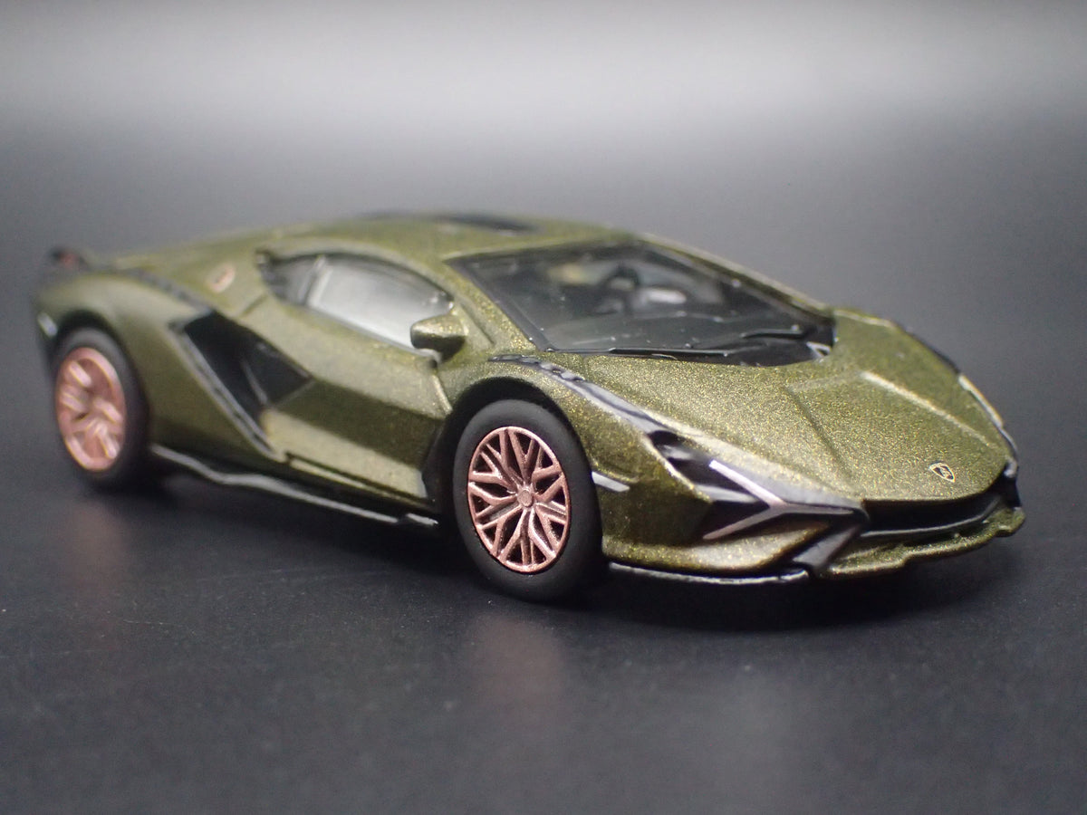 2020-2022 LAMBORGHINI SIAN FKP 37 SUPERCAR 1:64 SCALE DIORAMA DIECAST MODEL CAR