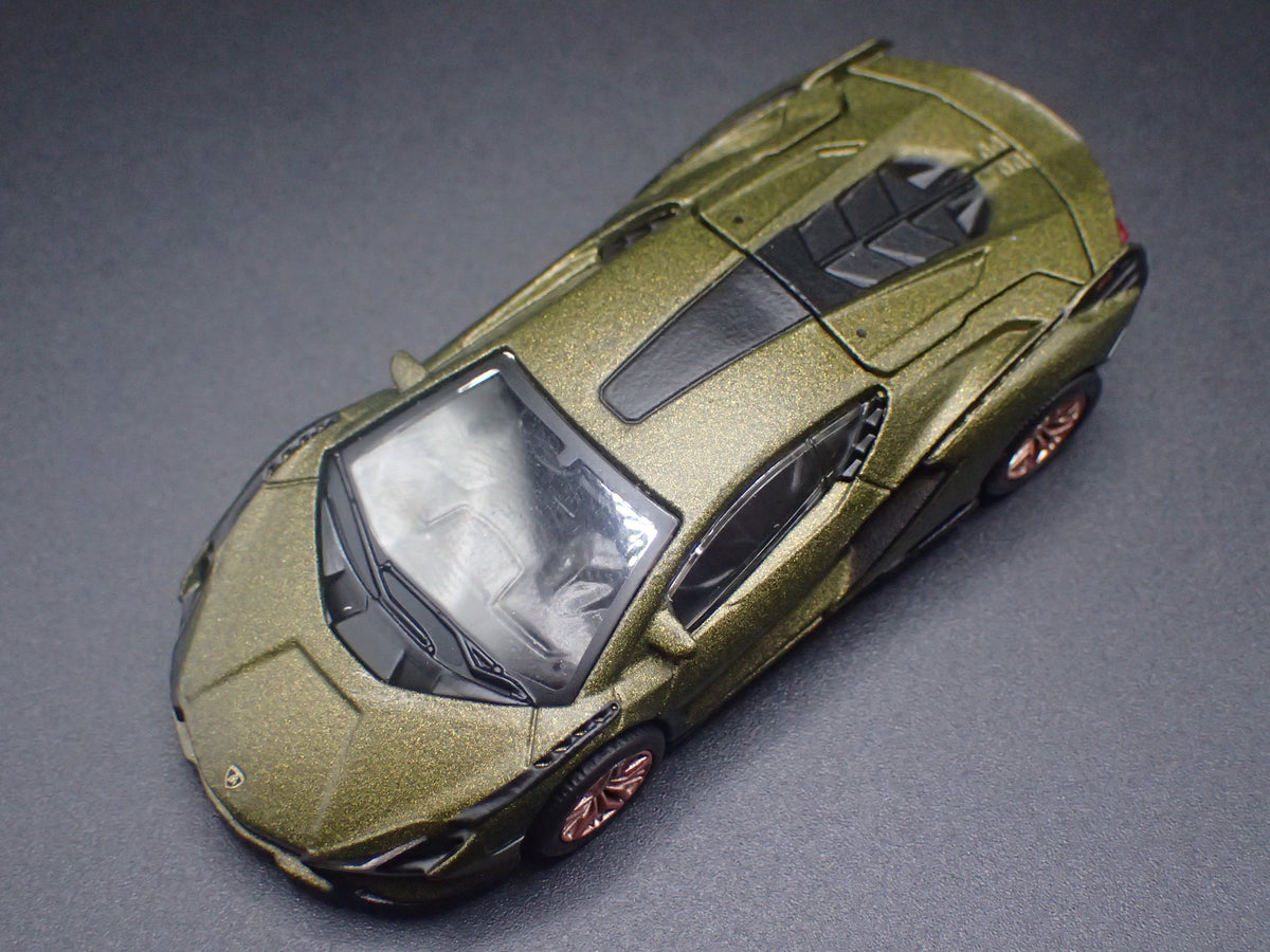 2020-2022 LAMBORGHINI SIAN FKP 37 SUPERCAR 1:64 SCALE DIORAMA DIECAST MODEL CAR