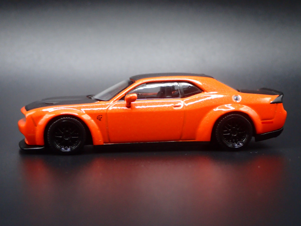 2011-2023 DODGE CHALLENGER SRT HELLCAT ORANGE 1/64 SCALE DIECAST MODEL CAR