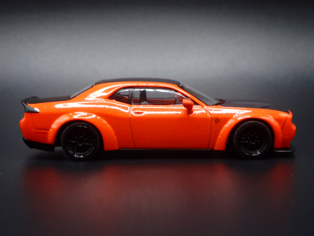 2011-2023 DODGE CHALLENGER SRT HELLCAT ORANGE 1/64 SCALE DIECAST MODEL CAR