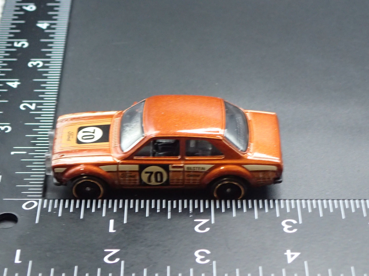 1970 70 FORD ESCORT RS1600 BROWN 1:64 SCALE COLLECTIBLE DIECAST MODEL CAR