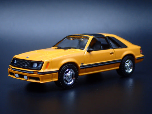 1982 82 FORD MUSTANG GT 5.0 FOX BODY 1:64 SCALE COLLECTIBLE DIECAST MODEL CAR-Burning Rubber Toy Company