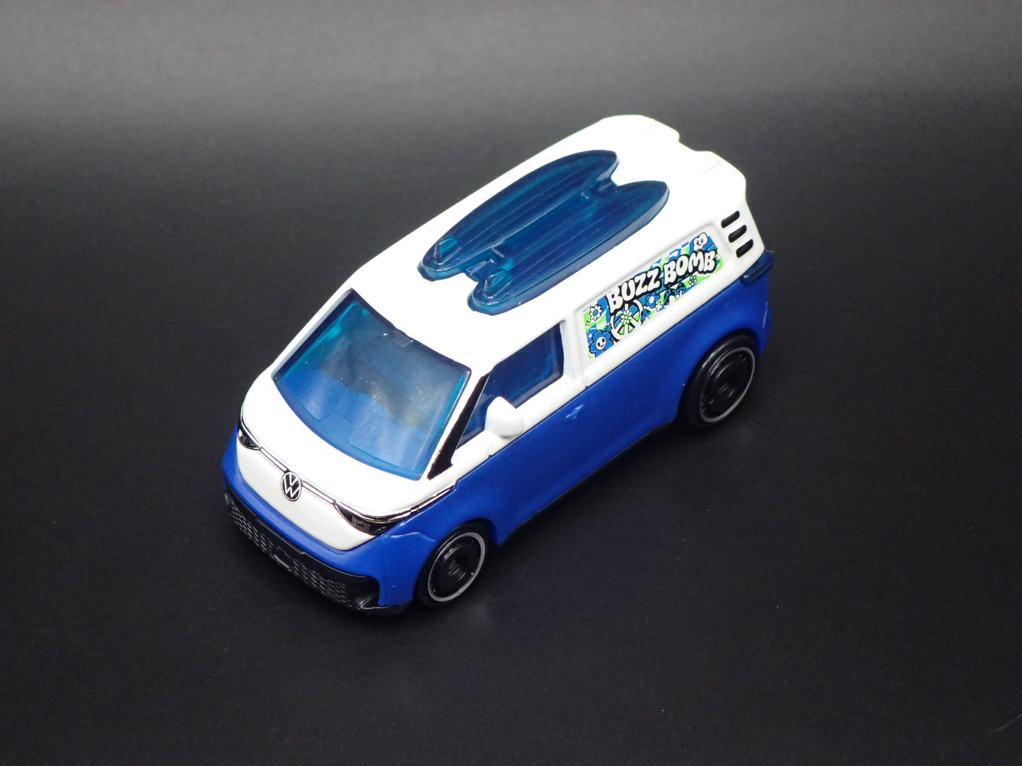 2025 2026 VW VOLKSWAGEN ID BUZZ ELECTRIC CAR BLUE 1:64 SCALE DIECAST MODEL CAR