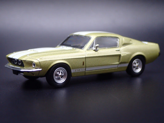 1967 67 FORD MUSTANG SHELBY GT500 FASTBACK 1:64 SCALE DIORAMA DIECAST MODEL CAR-Burning Rubber Toy Company
