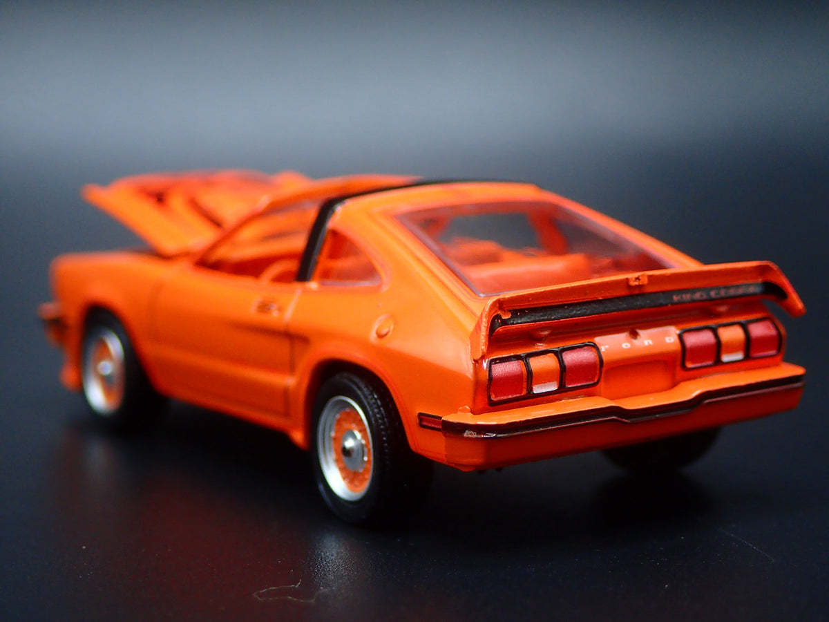 1978 78 FORD MUSTANG II KING COBRA ORANGE 1:64 SCALE COLLECTIBLE DIECAST MODEL CAR