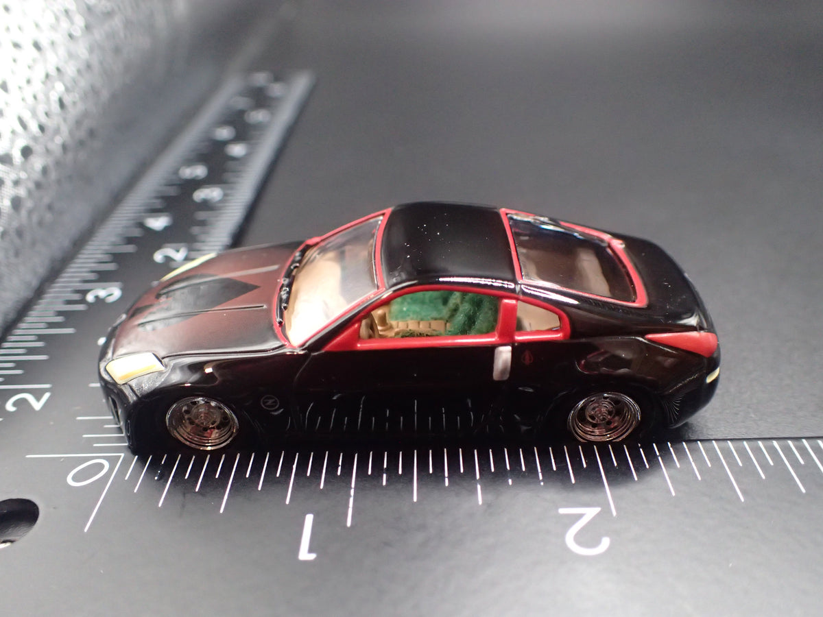 2003-2009 NISSAN 350Z JDM BLACK 1:64 SCALE COLLECTIBLE DIECAST MODEL CAR