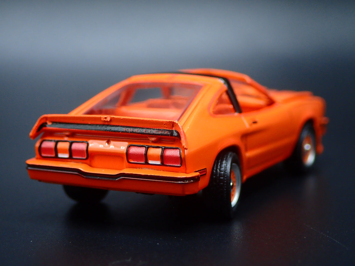 1978 78 FORD MUSTANG II KING COBRA ORANGE 1:64 SCALE COLLECTIBLE DIECAST MODEL CAR