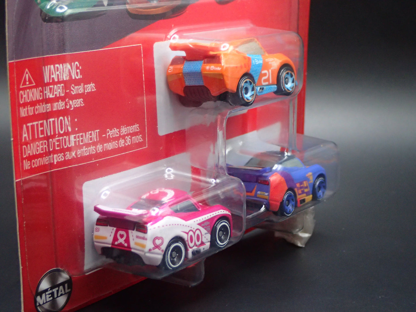 2026 DISNEY PIXAR CARS MINI RACERS 3 PACK RYAN LANEY, DEPEDAL, FLIP DOVER