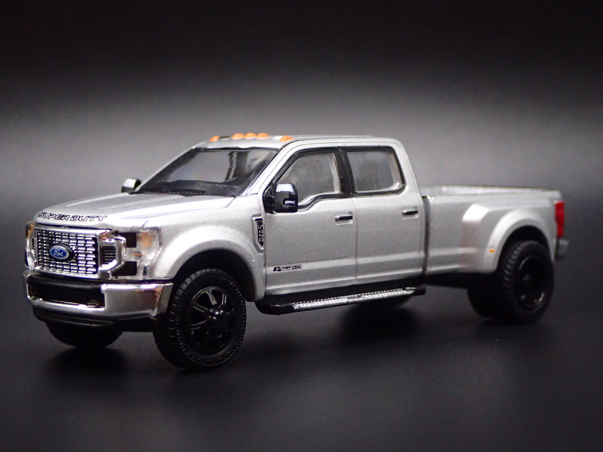 2017-2022 FORD F450 XL SUPER DUTY DUALLY TRUCK SILVER 1:64 SCALE DIECAST CAR
