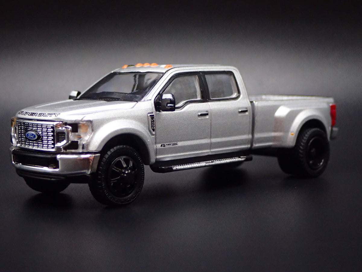 2017-2022 FORD F450 XL SUPER DUTY DUALLY TRUCK SILVER 1:64 SCALE DIECAST CAR
