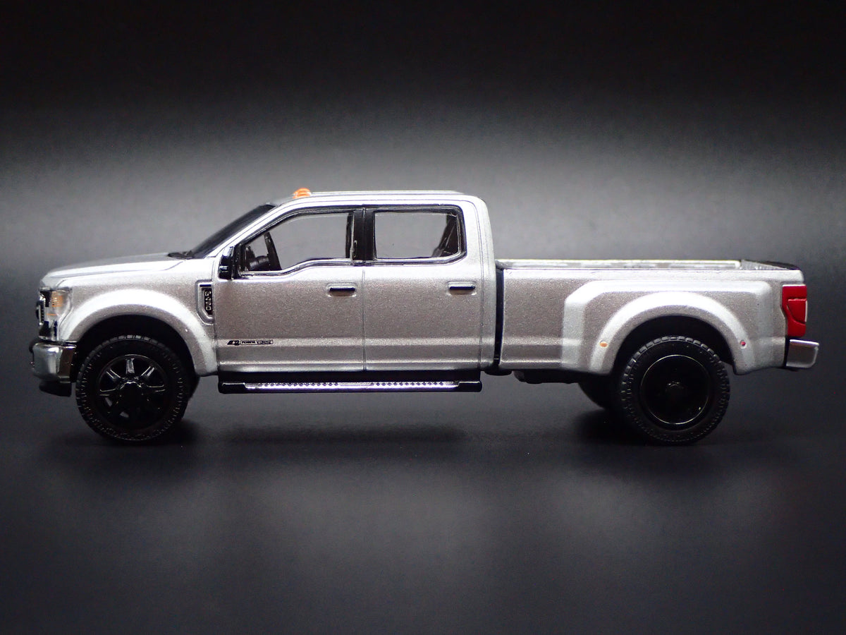 2017-2022 FORD F450 XL SUPER DUTY DUALLY TRUCK SILVER 1:64 SCALE DIECAST CAR