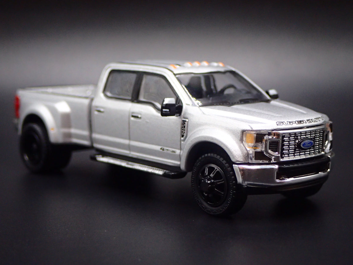 2017-2022 FORD F450 XL SUPER DUTY DUALLY TRUCK SILVER 1:64 SCALE DIECAST CAR