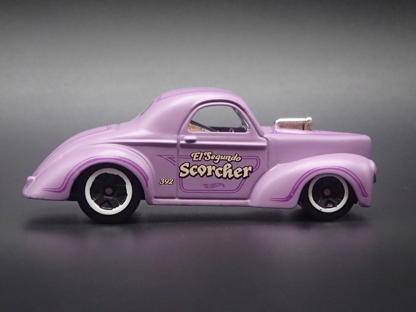 1941 41 WILLYS COUPE PURPLE 1:64 SCALE COLLECTIBLE DIORAMA DIECAST MODEL CAR