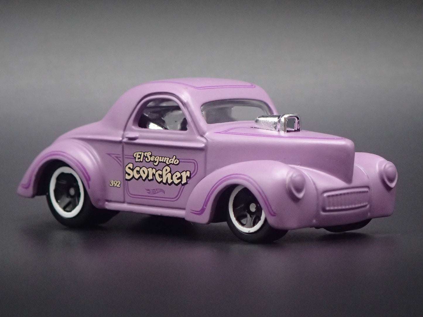 1941 41 WILLYS COUPE PURPLE 1:64 SCALE COLLECTIBLE DIORAMA DIECAST MODEL CAR