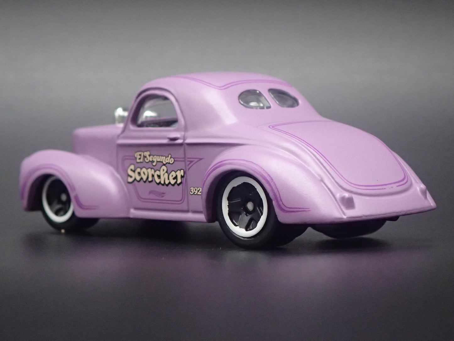 1941 41 WILLYS COUPE PURPLE 1:64 SCALE COLLECTIBLE DIORAMA DIECAST MODEL CAR