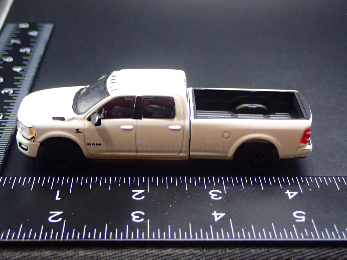 2019-2026 RAM 2500 BIGHORN PICKUP TRUCK WHITE 1/64 SCALE DIECAST MODEL CAR