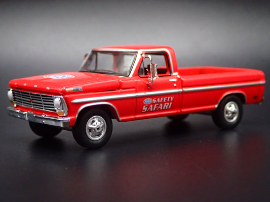 1969 69 FORD F250 PICKUP TRUCK w HITCH NHRA 1:64 SCALE DIORAMA DIECAST MODEL CAR