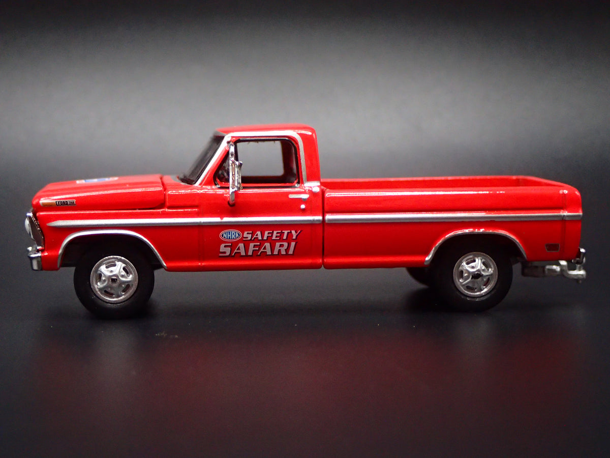 1969 69 FORD F250 PICKUP TRUCK w HITCH NHRA 1:64 SCALE DIORAMA DIECAST MODEL CAR