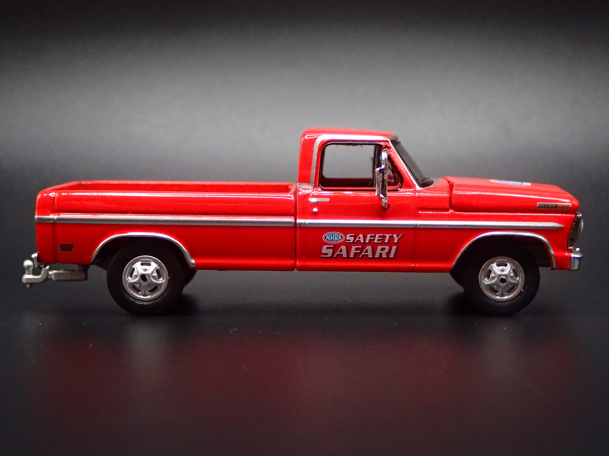1969 69 FORD F250 PICKUP TRUCK w HITCH NHRA 1:64 SCALE DIORAMA DIECAST MODEL CAR