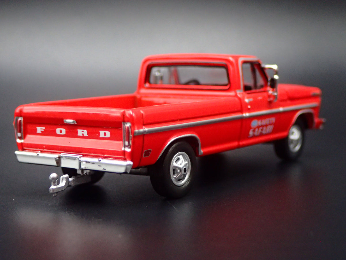 1969 69 FORD F250 PICKUP TRUCK w HITCH NHRA 1:64 SCALE DIORAMA DIECAST MODEL CAR
