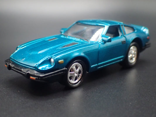 1981 81 DATSUN 280ZX TURBO TEAL 1:64 SCALE COLLECTIBLE DIORAMA DIECAST MODEL CAR-Burning Rubber Toy Company