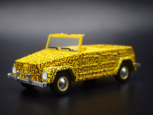 VOLKSWAGEN THING TYPE 181 YELLOW 1:64 SCALE COLLECTIBLE DIORAMA DIECAST MODEL CAR