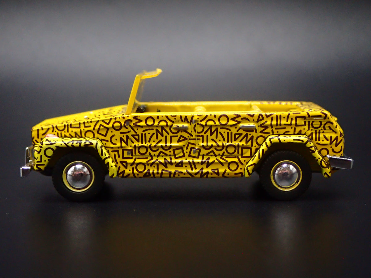 VOLKSWAGEN THING TYPE 181 YELLOW 1:64 SCALE COLLECTIBLE DIORAMA DIECAST MODEL CAR