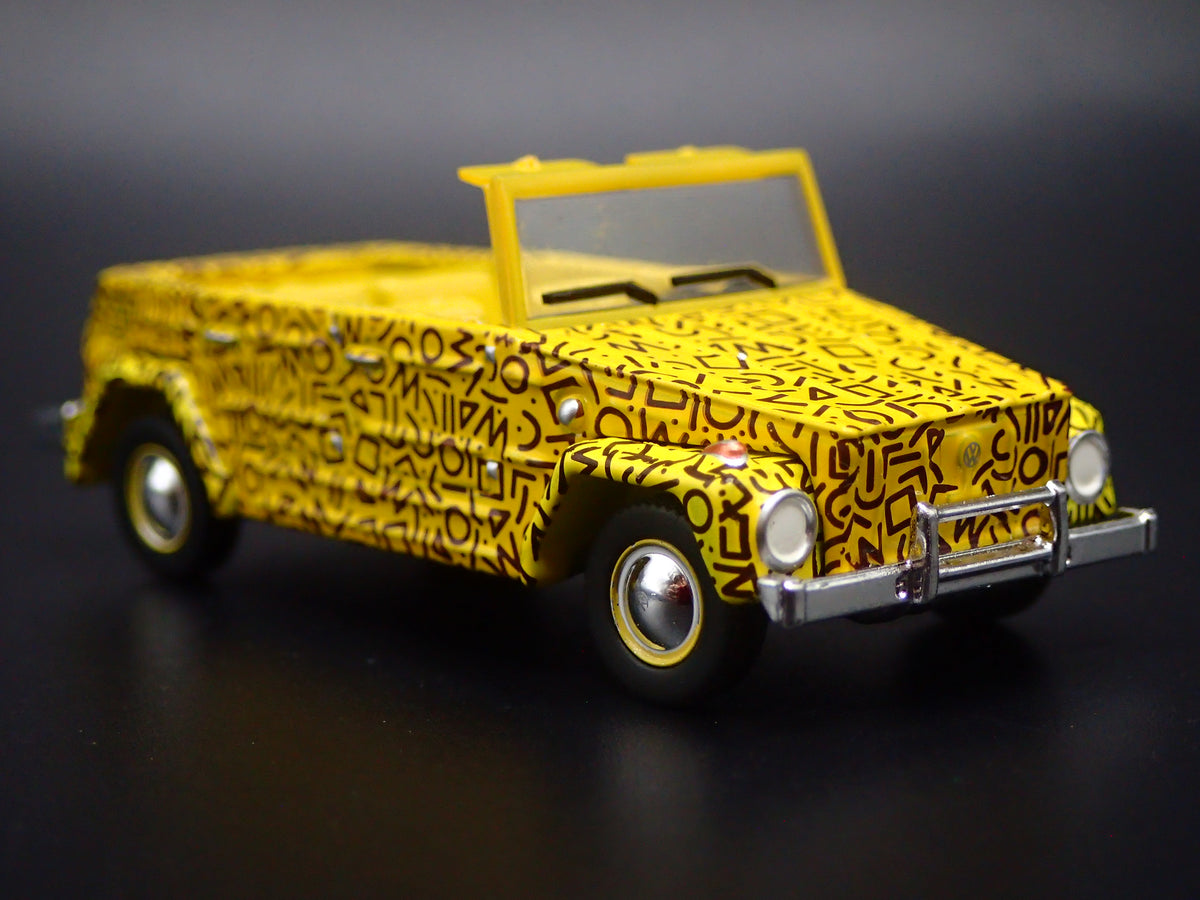 VOLKSWAGEN THING TYPE 181 YELLOW 1:64 SCALE COLLECTIBLE DIORAMA DIECAST MODEL CAR