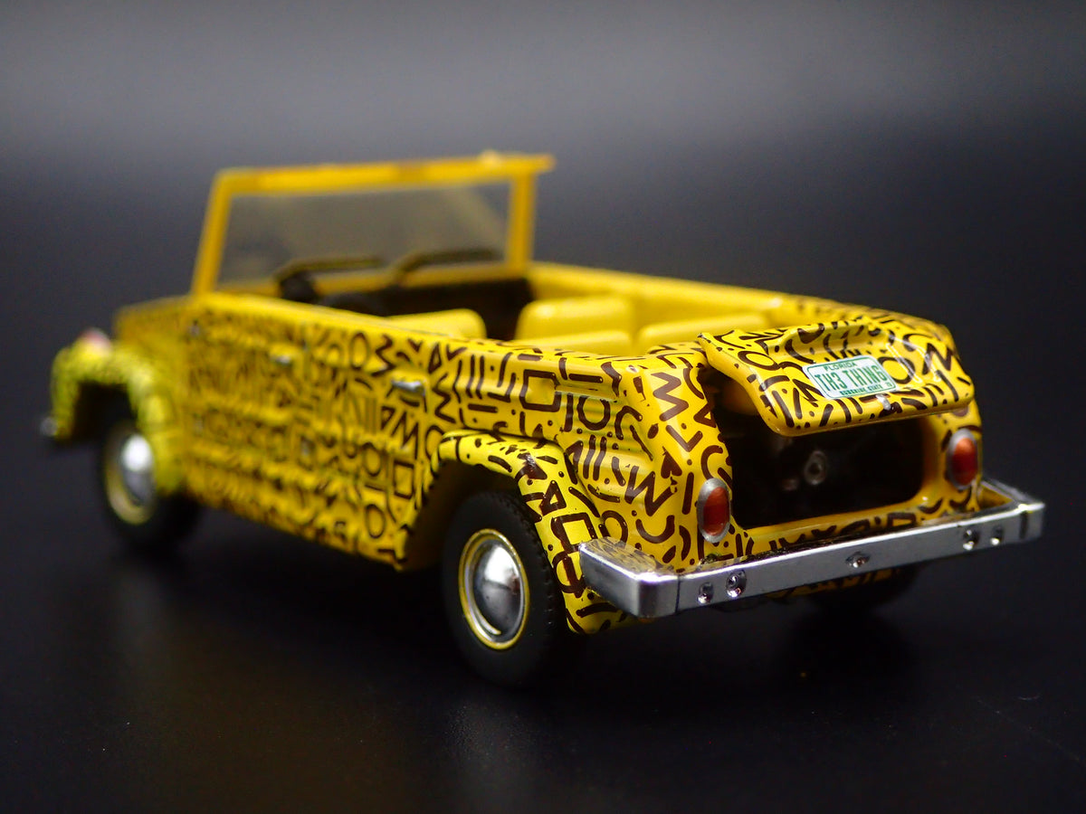 VOLKSWAGEN THING TYPE 181 YELLOW 1:64 SCALE COLLECTIBLE DIORAMA DIECAST MODEL CAR