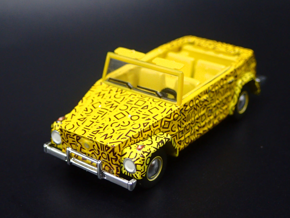 VOLKSWAGEN THING TYPE 181 YELLOW 1:64 SCALE COLLECTIBLE DIORAMA DIECAST MODEL CAR