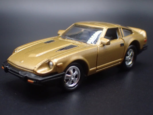 1981 81 DATSUN 280ZX TURBO GOLD 1:64 SCALE COLLECTIBLE DIORAMA DIECAST MODEL CAR-Burning Rubber Toy Company