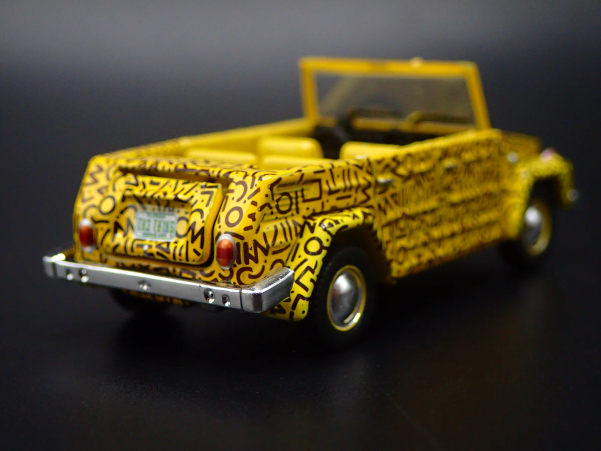 VOLKSWAGEN THING TYPE 181 YELLOW 1:64 SCALE COLLECTIBLE DIORAMA DIECAST MODEL CAR