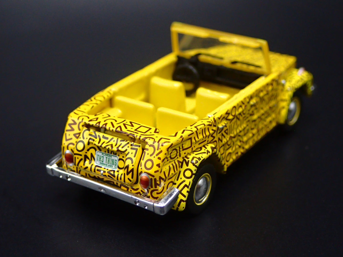 VOLKSWAGEN THING TYPE 181 YELLOW 1:64 SCALE COLLECTIBLE DIORAMA DIECAST MODEL CAR
