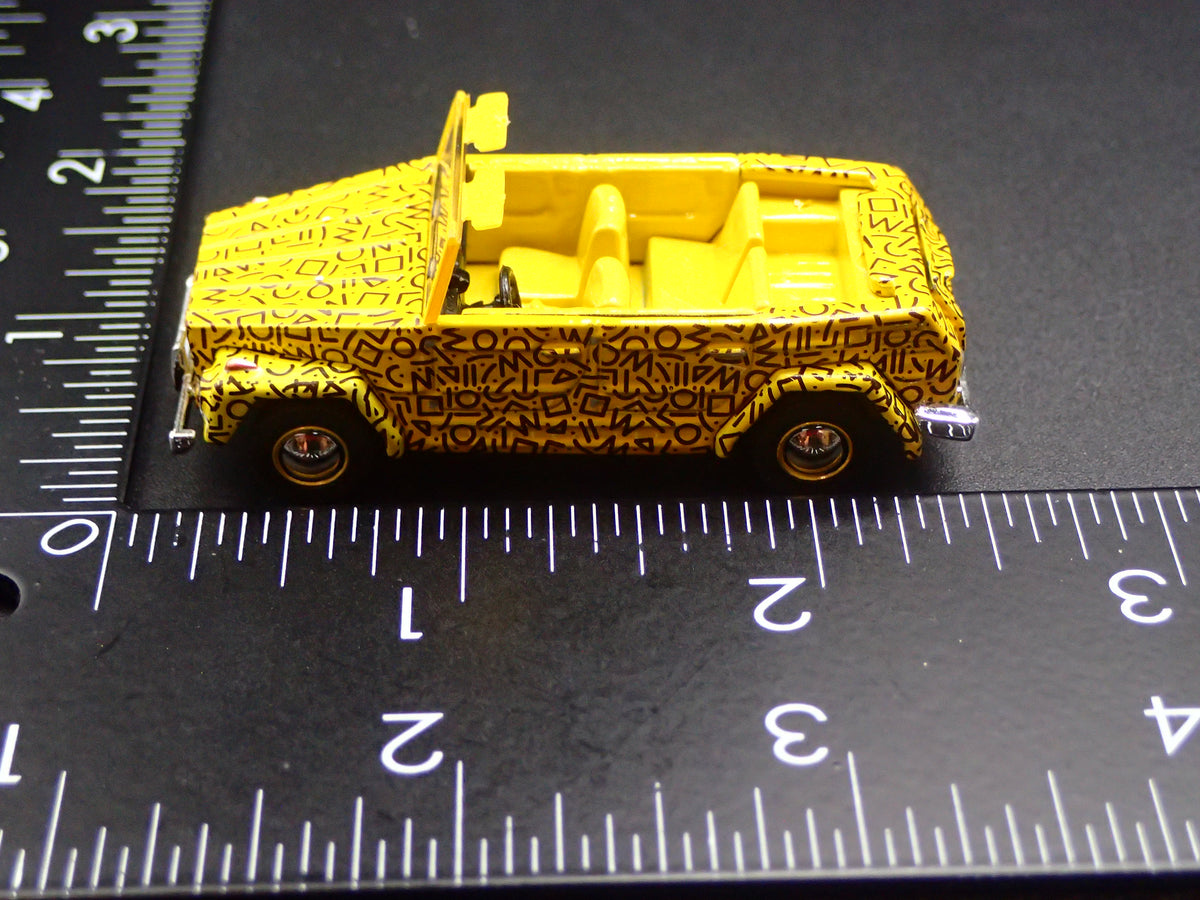 VOLKSWAGEN THING TYPE 181 YELLOW 1:64 SCALE COLLECTIBLE DIORAMA DIECAST MODEL CAR