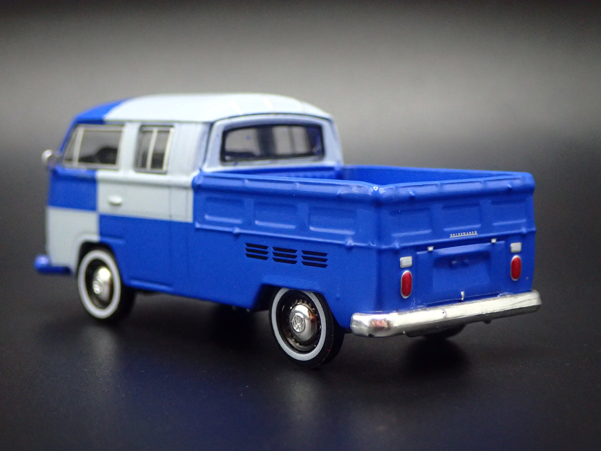 1967-1979 VW VOLKSWAGEN TYPE 2 DOUBLE CAB PICKUP 1/64 SCALE DIECAST MODEL CAR