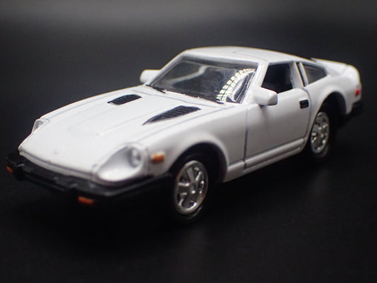 1981 81 DATSUN 280ZX TURBO WHITE 1:64 SCALE COLLECTIBLE DIORAMA DIECAST MODEL CAR-Burning Rubber Toy Company
